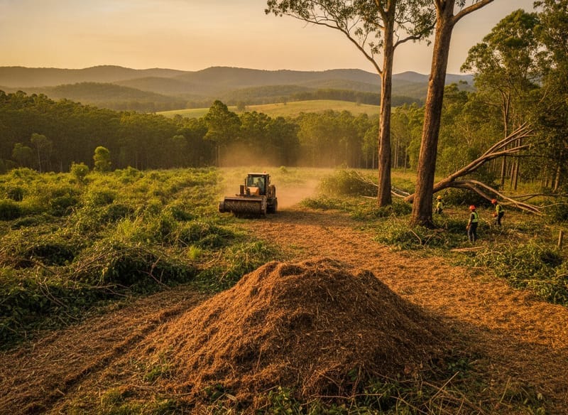 Land Clearing performed by Darwin Arborist in the Darwin